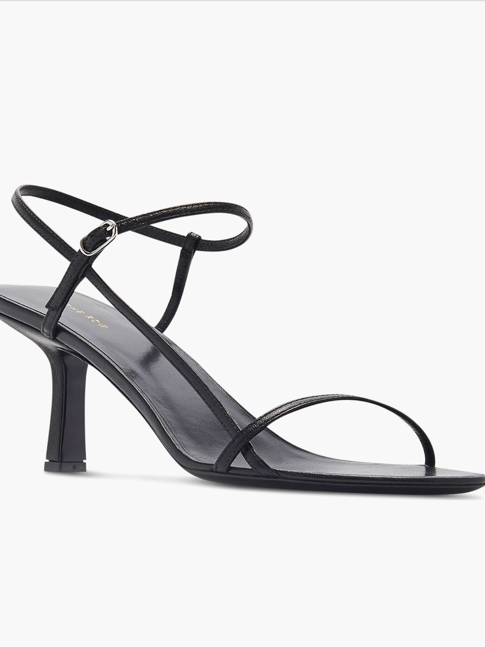 The Row Bare Sandal, Black, Size 36 - Picture 1 of 11